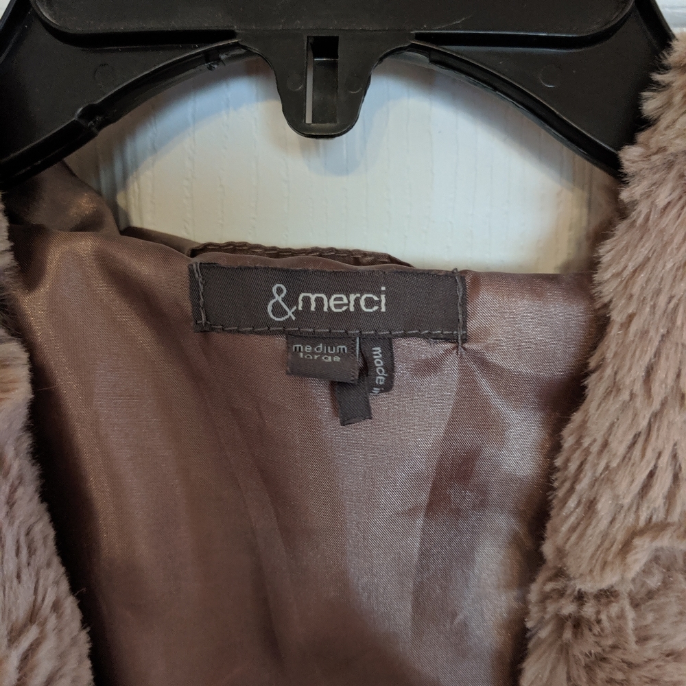 & Merci Faux fur coat